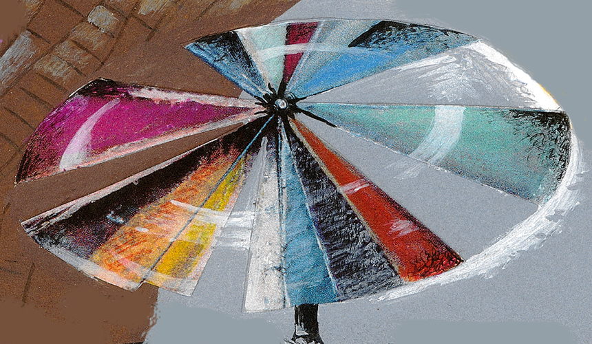 Robert Rauschemberg's umbrella