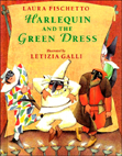 Harlequin and the green dress